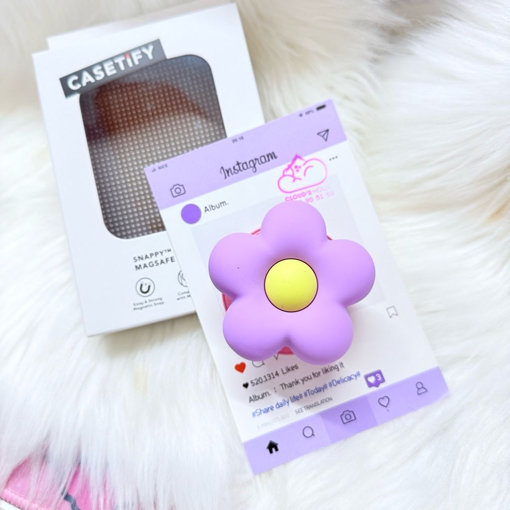 POPSOCKET Magsafe Nam Châm Hít CaseTify BÔNG HOA đê Chữ C