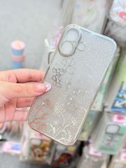 Case Ốp điện thoại iPhone TRong 2in1 Bling Bling Viền Xi iPhone 15/16/Plus