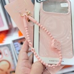 DÂY BI CHARM HOA Silicone CHỐNG BẨN kèm charm