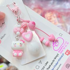 Dây đeo điện thoại ngắn Hello Kitty charm Kute (Quảng Châu, Thái Lan)