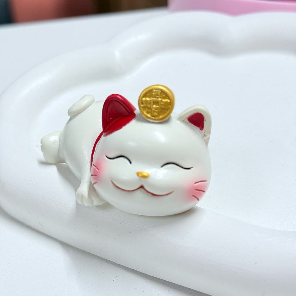 Bộ Mô Hình MÈO THẦN TÀI Bộ 4 Tượng - TẾT