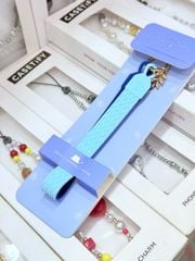 DÂY BI CHARM DẸP 2 MẶT 2 MÀU Silicone CHỐNG BẨN kèm charm