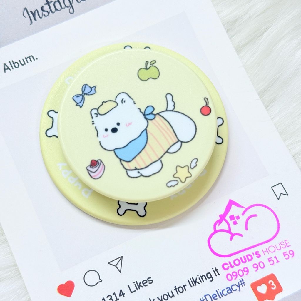 POPSOCKET Magsafe Nam Châm Hít CHÓ - MÈO Kute