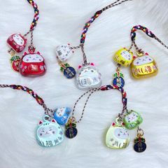 Móc Điện Thoại Mèo Lớn Mèo Nhỏ Móc Túi Phụ Kiện Đẹp nhiều màu (ánh hologram)