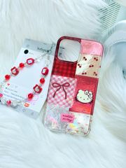 Case Ốp điện thoại iPhone Hello Kitty Hologram Bling Bling Icon nổi iPhone 13/14/15/16/17/Pro/Promax