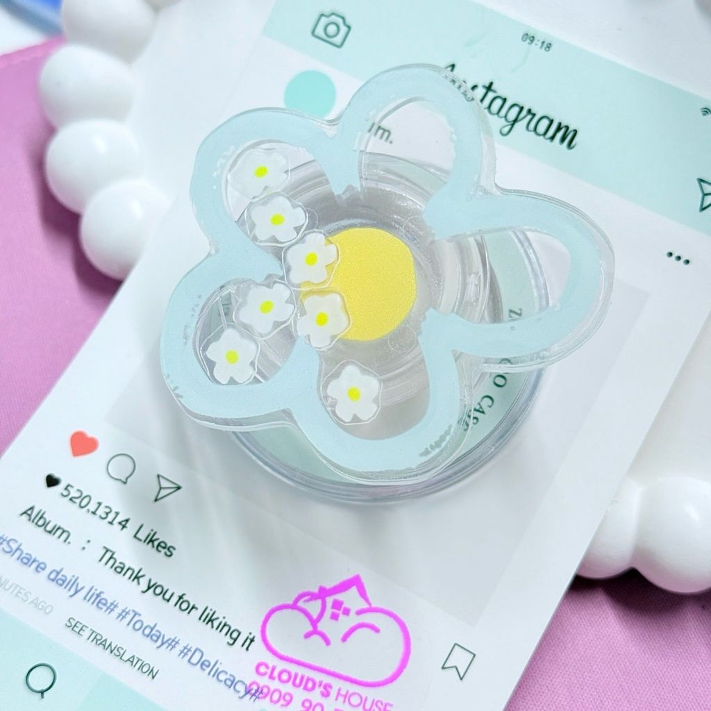 POPSOCKET Magsafe Nam Châm Hít Mẫu BÔNG HOA