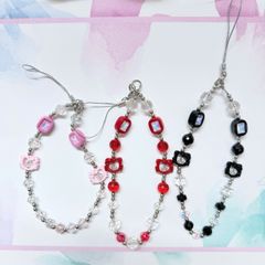 Dây đeo điện thoại ngắn Hello Kitty charm Kute (Quảng Châu, Thái Lan)