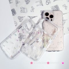 Case Ốp điện thoại iPhone Bling Bling ánh tim bé Thỏ kute viền camera lấp la lấp lánh iPhone 13/14/15/16/17Pro/Promax