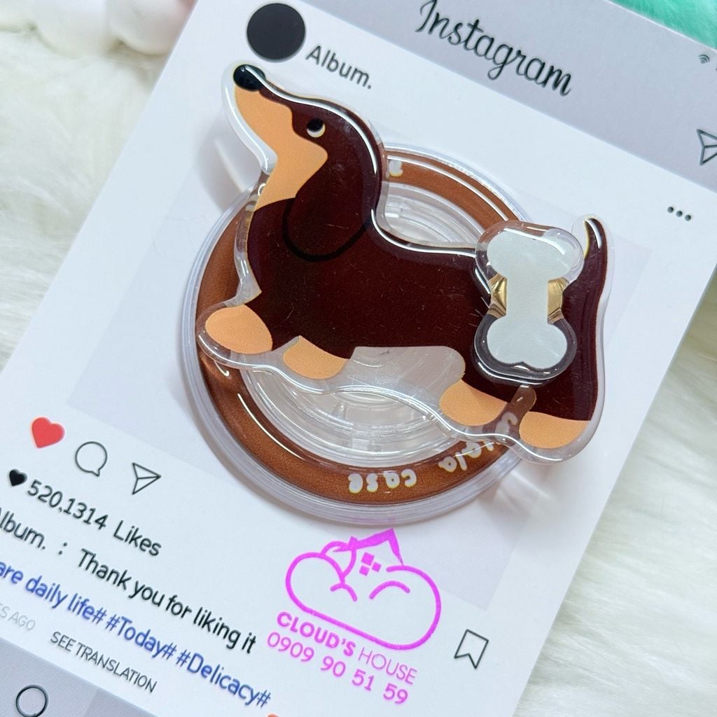 POPSOCKET Magsafe Nam Châm Hít CHÓ - MÈO Kute