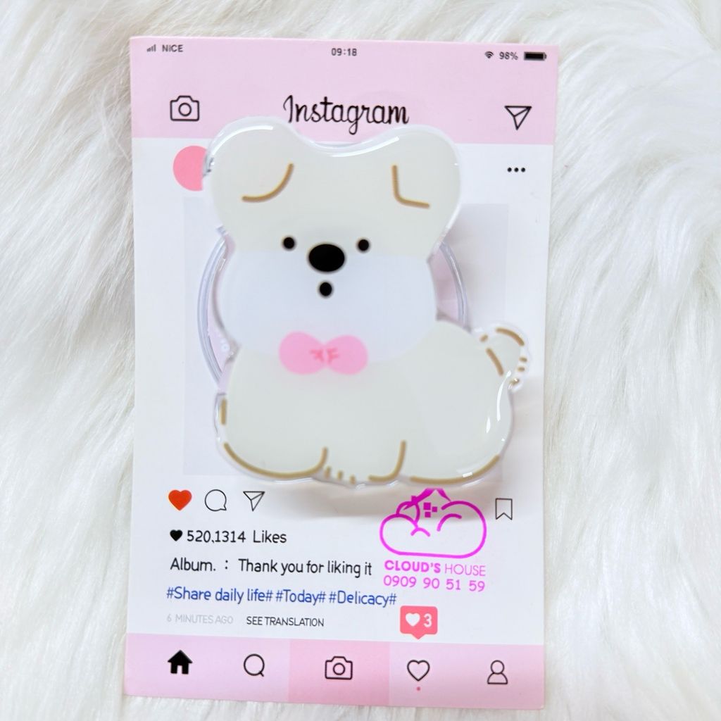 POPSOCKET Magsafe Nam Châm Hít CHÓ - MÈO Kute