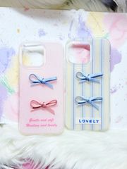 Case Ốp điện thoại iPhone Nơ Hồng nổi iPhone 12/13/14/15/16/Pro/Promax