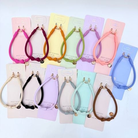 DÂY NƠ Silicone CHỐNG BẨN kèm charm