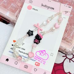 Dây đeo điện thoại ngắn Hello Kitty charm Kute (Quảng Châu, Thái Lan)