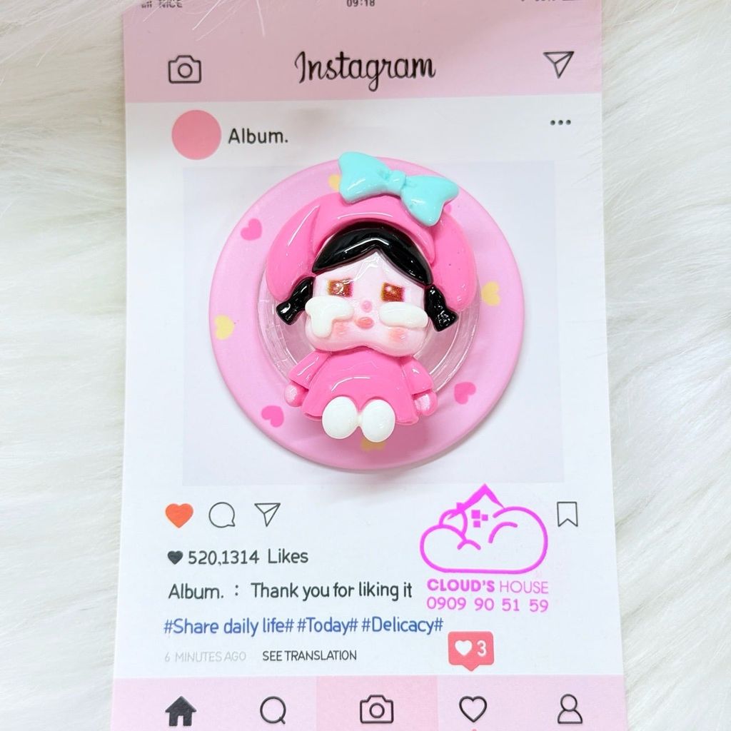 POPSOCKET Magsafe Nam Châm Hít CRY BABY Kute