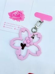 DÂY CHARM HOA Silicone R.E.P CaseTify CHỐNG BẨN kèm charm nhiều màu sắc