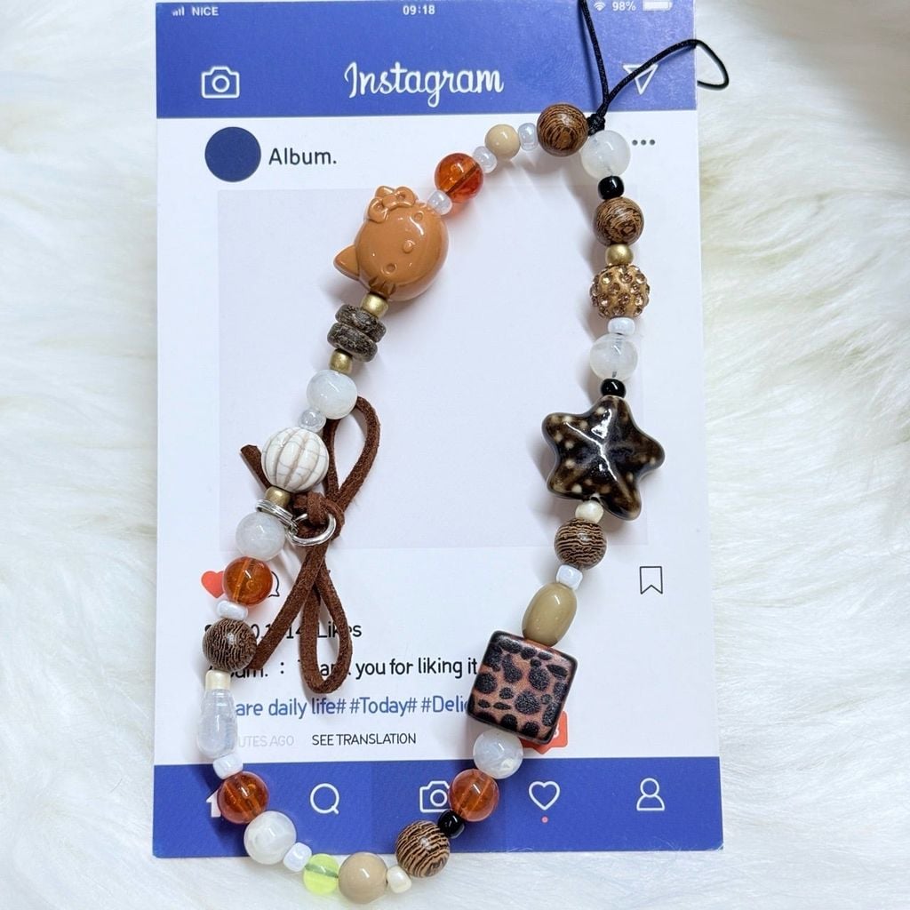 Dây đeo điện thoại ngắn các loại charm Kute (Quảng Châu, Thái Lan)