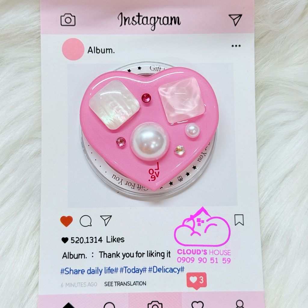 POPSOCKET Magsafe Nam Châm Hít Hình Trái Tim