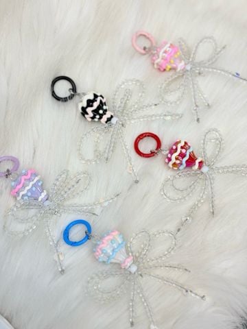 Móc khóa nơ Bling Bling