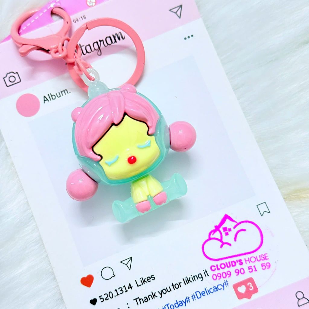 Móc Khóa Skull Panda