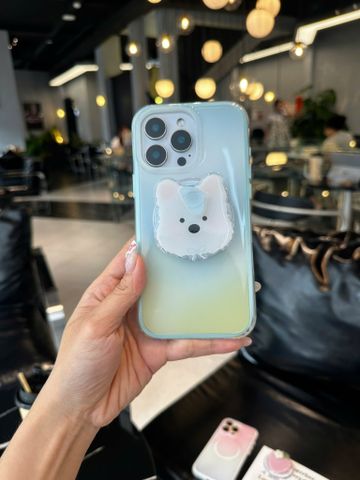 Case Ốp điện thoại iPhone Ombre Xanh Vàng Có Nút Control Magsafe iPhone 13/14/15/16/17Pro/Promax