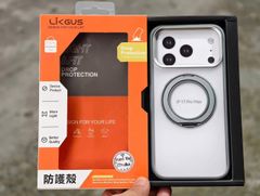 Case Ốp điện thoại iPhone LIKGUS Magsafe Chống Dựng NHÁM Nhiều Màu iPhone 17/Pro/Promax