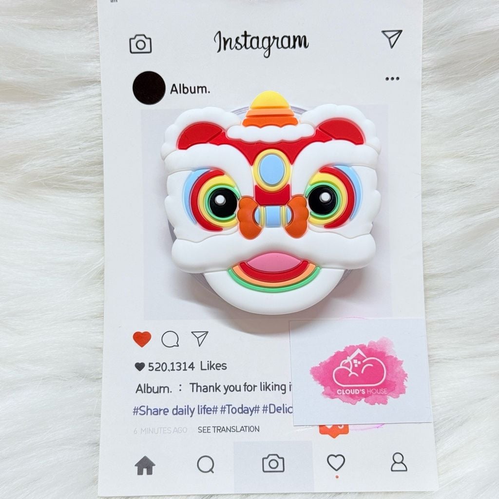 POPSOCKET Magsafe Nam Châm Hít Mẫu Mèo May Mắn Thần Tài TẾT 2026