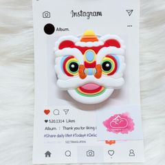 POPSOCKET Magsafe Nam Châm Hít Mẫu Mèo May Mắn Thần Tài TẾT 2026
