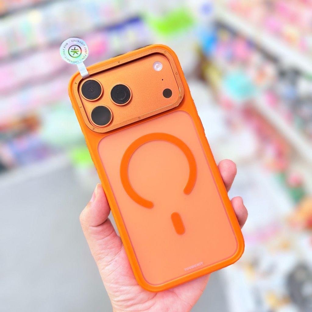 Case Ốp điện thoại iPhone YoungKit Chính hãng Trong - Nhám Magsafe iPhone 17Promax