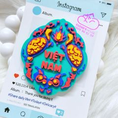 CNHN- Nam Châm Hít/ Dán Tủ Lạnh Quà Lưu Niệm Việt Nam Fridge Magnet - Refrigerator Magnet