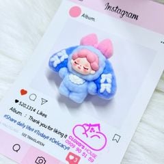 Móc Khoá Dây Charm Thỏ Công Chúa Dễ Thương