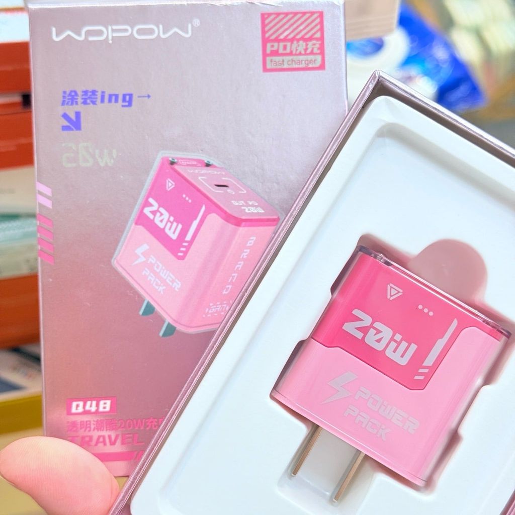 DOCK SẠC CÓC SẠC chính hãng WOPOW Cool Mini Ice Crystal Q48  - PD20w