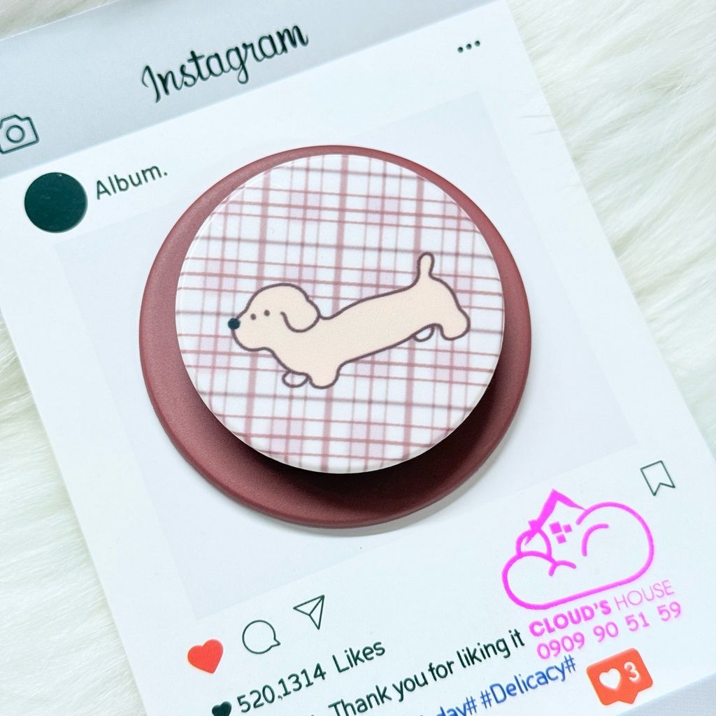 POPSOCKET Magsafe Nam Châm Hít CHÓ - MÈO Kute