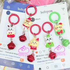 Móc Treo điện thoại, phụ kiện túi xách Giáng sinh Noel mẫu 2 charm