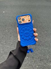 Case Ốp Điện thoại iPhone TAKASHI MURAKAMI x CASETiFY FLOWERS BLOOM Màu Xanh Basic iPhone 17/16/15Pro/Promax