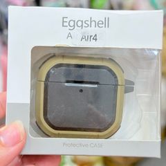 COVER AIRPOD 4 EGGSHELL PROTECTIVE CASE FORM TRÒN (NHIỀU MÀU)