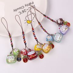 Móc Điện Thoại Mèo Lớn Mèo Nhỏ Móc Túi Phụ Kiện Đẹp nhiều màu (ánh hologram)