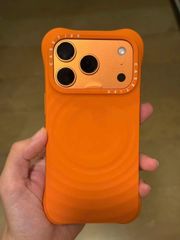 Case Ốp Điện thoại iPhone Casetify Ripple Case Cam - Orange Magsafe Basic iPhone 17/16/15Pro/Promax