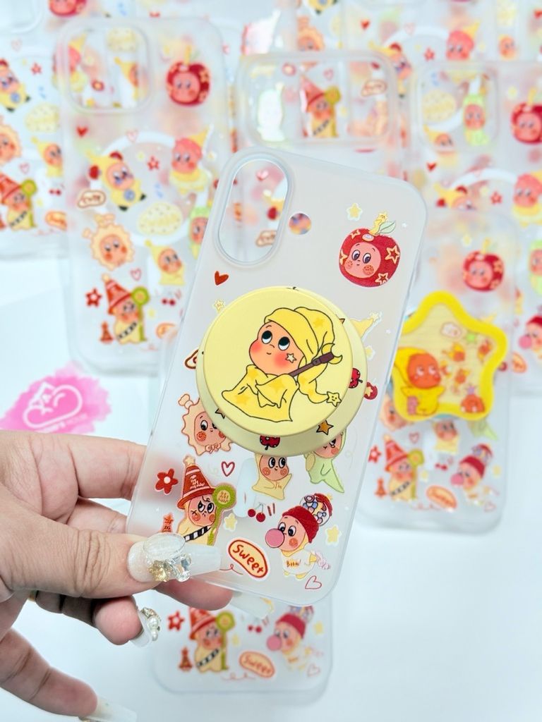Case Ốp điện thoại iPhone Twinkle Twinkle Sweet Nhám Magsafe iPhone 13/14/15/16/17 Pro/Promax
