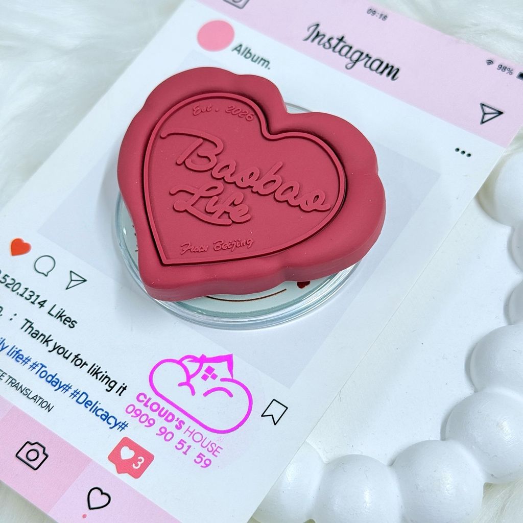 POPSOCKET Magsafe Nam Châm Hít CaseTify R.e.p 1:1 - Trái Tim Baobao Life