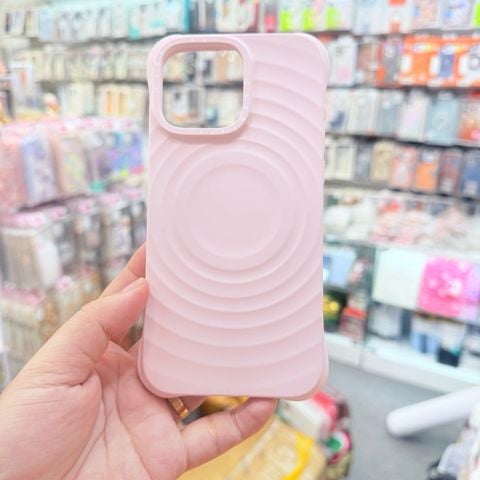 Case Ốp Điện thoại iPhone Casetify Ripple Case HỒNG PASTEL Magsafe Basic iPhone 17/16/15Pro/Promax
