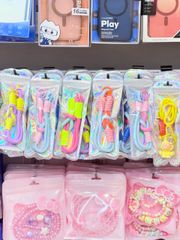 Dây đeo ngắn móc tay chất dù giữ điện thoại màu phối trơn ( DÂY NGẮN) dự phòng