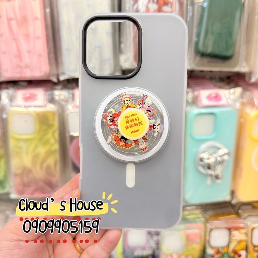 Case Ốp điện thoại iPhone Magsafe Trơn 2 Lớp Basic màu Đen iPhone 13/14/15/16/Pro/Promax
