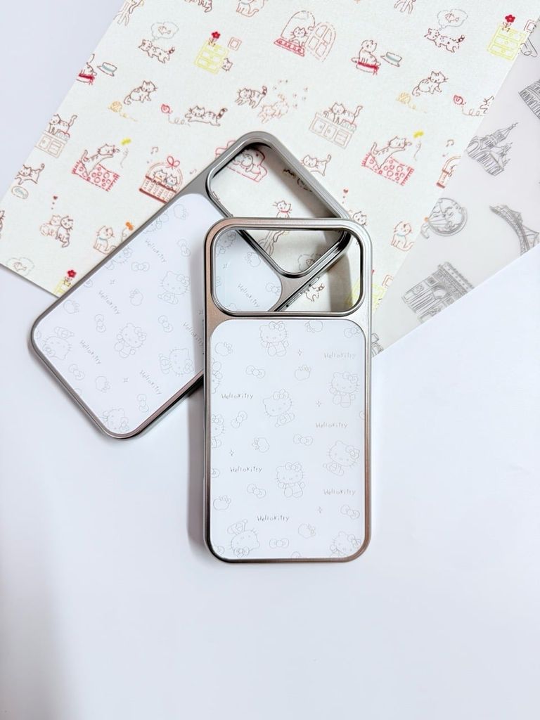 Case Ốp điện thoại iPhone Hello Kitty Trắng hoạ tiết mini iPhone 13/14/15/16/17/Plus/Pro/Promax