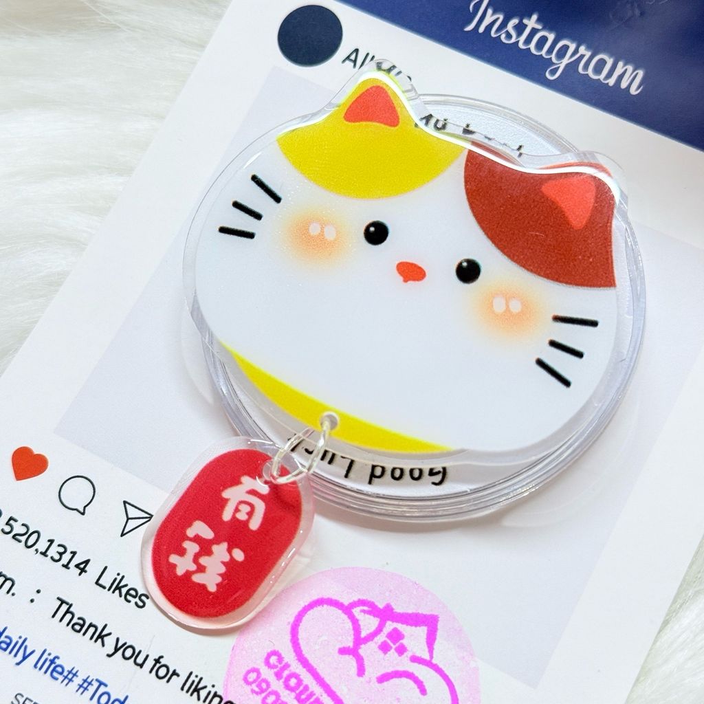 POPSOCKET Magsafe Nam Châm Hít Mẫu Mèo May Mắn Thần Tài TẾT 2026