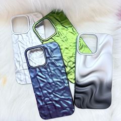 Case Ốp điện thoại iPhone Giả Vân Đá ÁNH MÀU TÍM iPhone 16/15/14/13/12/Pro/Promax