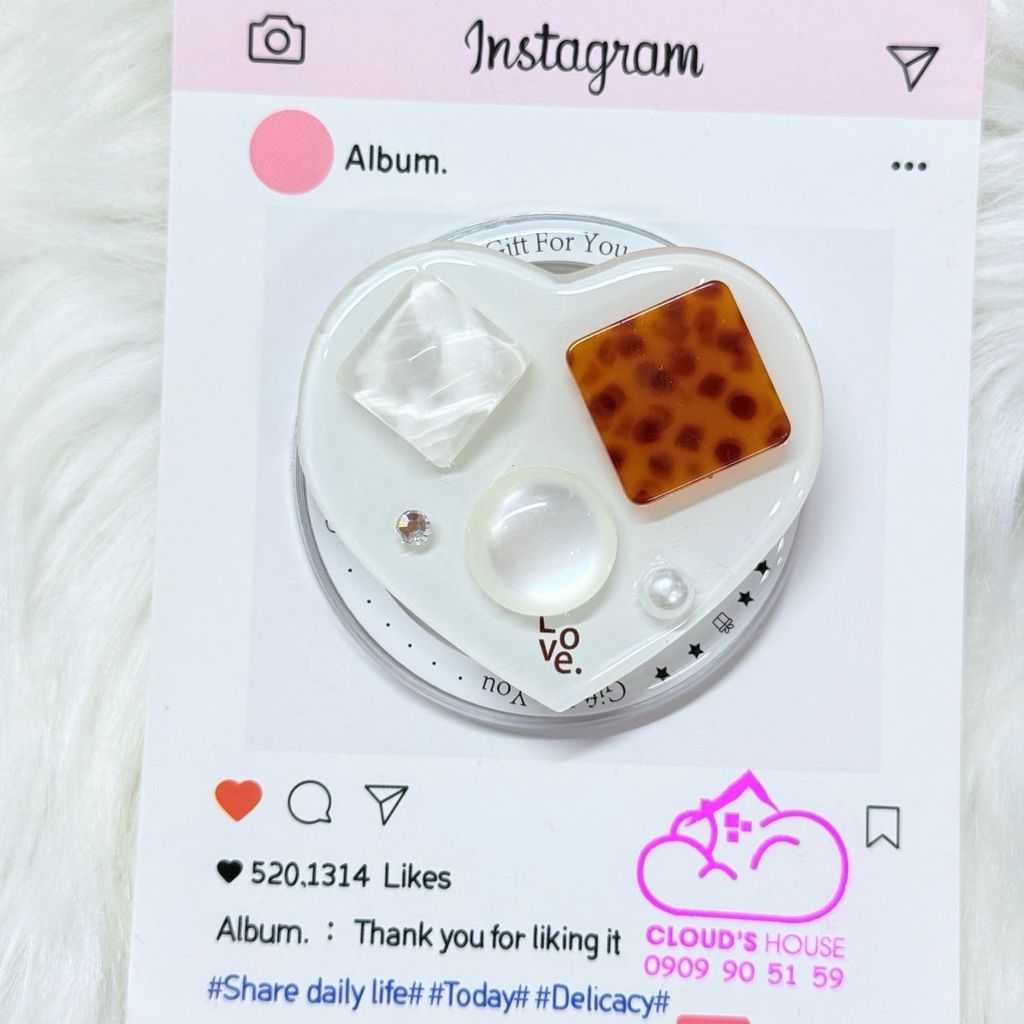 POPSOCKET Magsafe Nam Châm Hít Hình Trái Tim