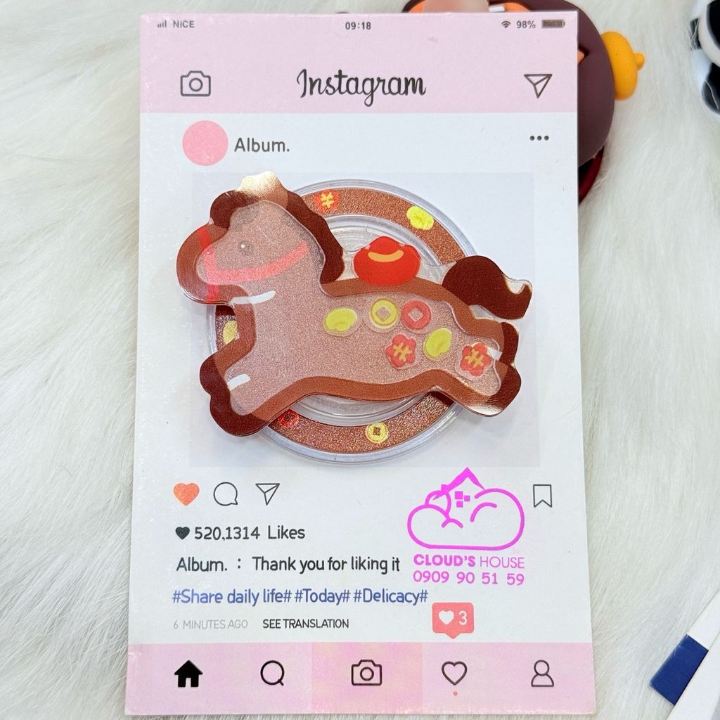 POPSOCKET Magsafe Nam Châm Hít Mẫu Ngựa Tết 2026- TẾT