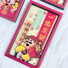 Magnet Trang Trí Tủ Lạnh Vuông Ông Thần Tài Thần Tài Tết ( 5 Mẫu)
