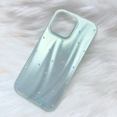 Case Ốp điện thoại iPhone Ngôi Sao Nền Xanh Hologram Bling Bling iPhone 13/14/15/16/Pro/Promax
