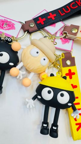 Móc Khóa Cục Than Dây Luck